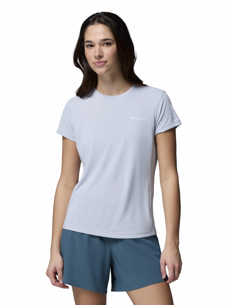 POLERA MUJER ZERO RULES LIGHT SS GRIS COLUMBIA - 1