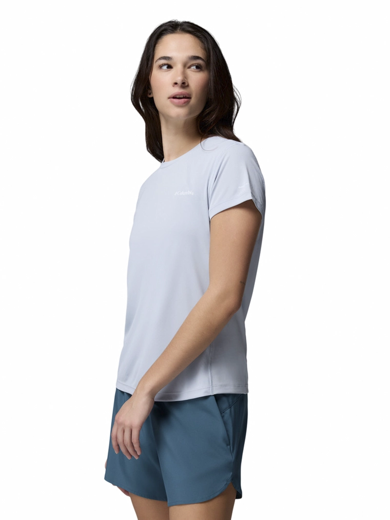POLERA MUJER ZERO RULES LIGHT SS GRIS COLUMBIA - 2