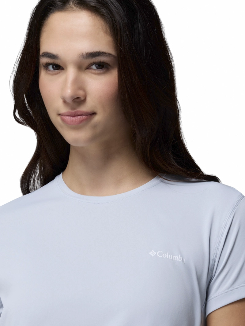 POLERA MUJER ZERO RULES LIGHT SS GRIS COLUMBIA - 4