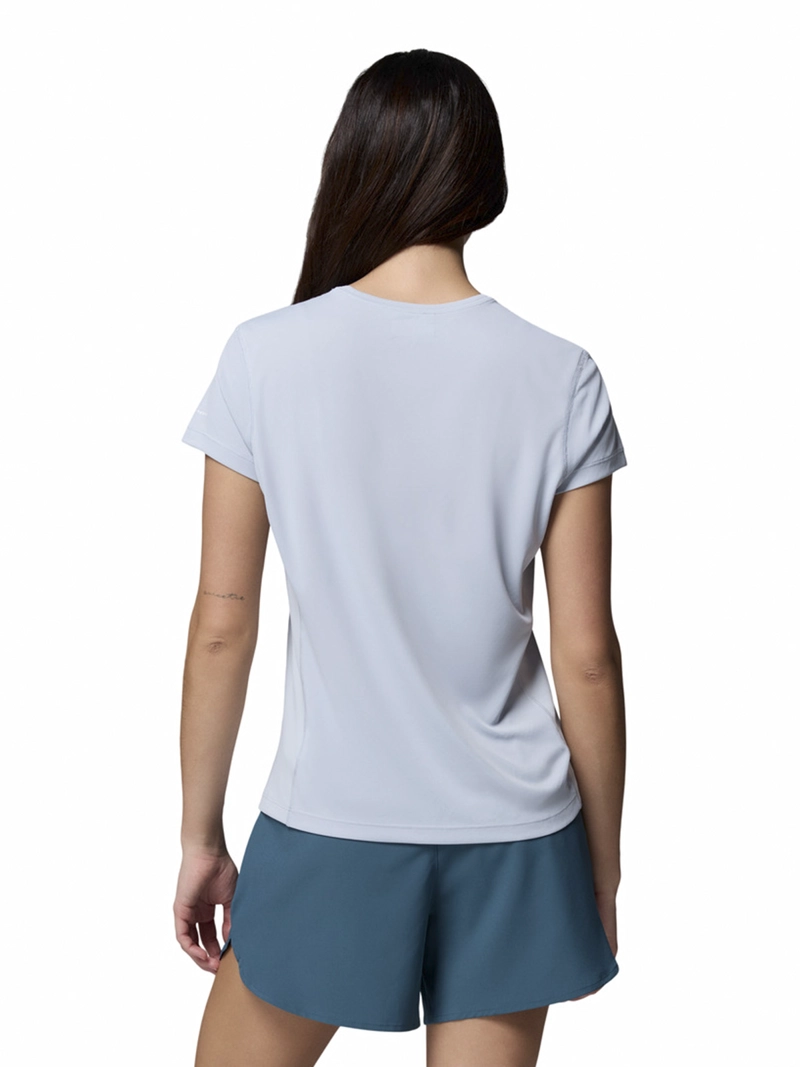 POLERA MUJER ZERO RULES LIGHT SS GRIS COLUMBIA - 6