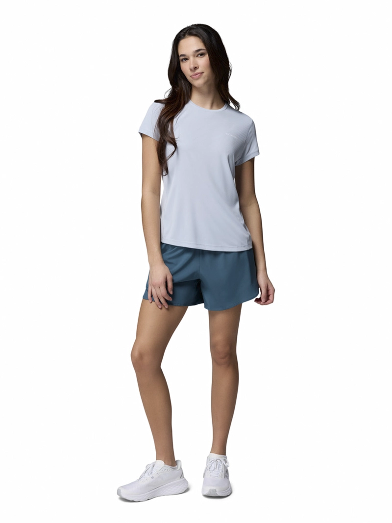 POLERA MUJER ZERO RULES LIGHT SS GRIS COLUMBIA - 7