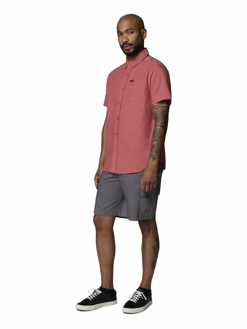 CAMISA HOMBRE RAPID RIVERS NOVELTY ROJO COLUMBIA - 6