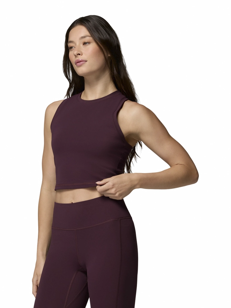 POLERA SIN MANGAS MUJER LONERIDGE TANK MORADO COLUMBIA - 2