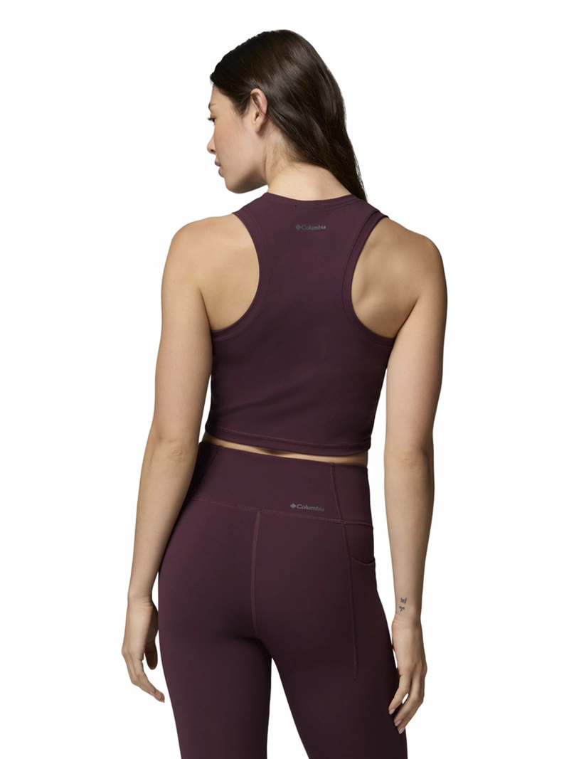 POLERA SIN MANGAS MUJER LONERIDGE TANK MORADO COLUMBIA - 6