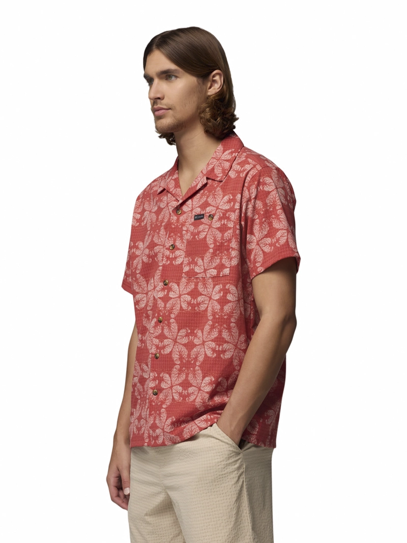 CAMISA HOMBRE UTILIZER PRINT SHIRT ROJO COLUMBIA - 2