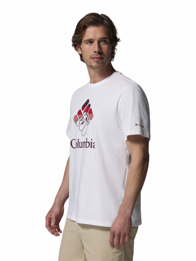 POLERA HOMBRE SEASONAL GRAPHIC T BLANCO COLUMBIA - 2