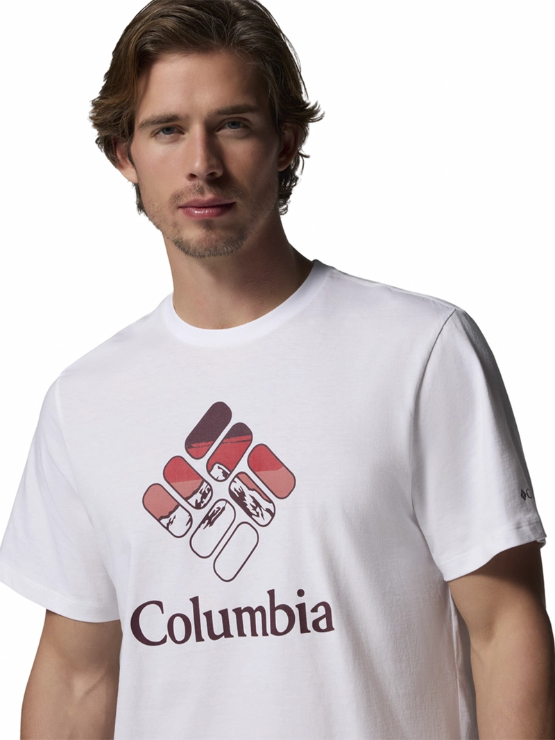 POLERA HOMBRE SEASONAL GRAPHIC T BLANCO COLUMBIA - 4