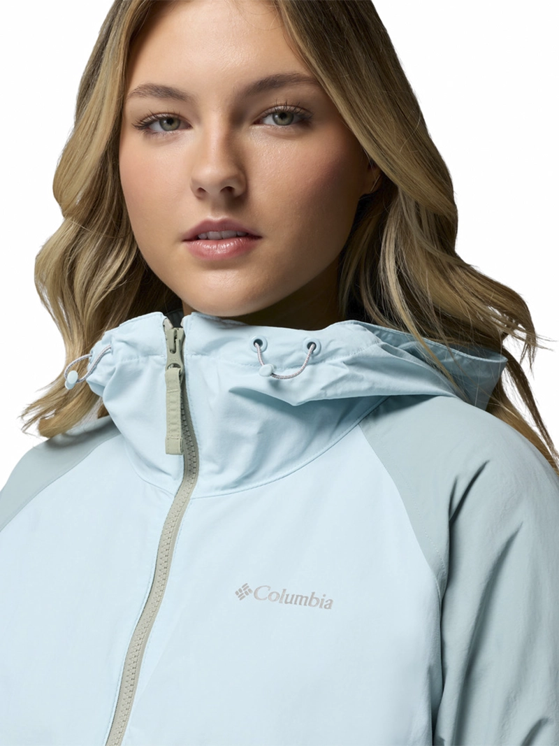 CORTAVIENTO MUJER SPIRE VALLEY WIND BEIGE COLUMBIA - 5