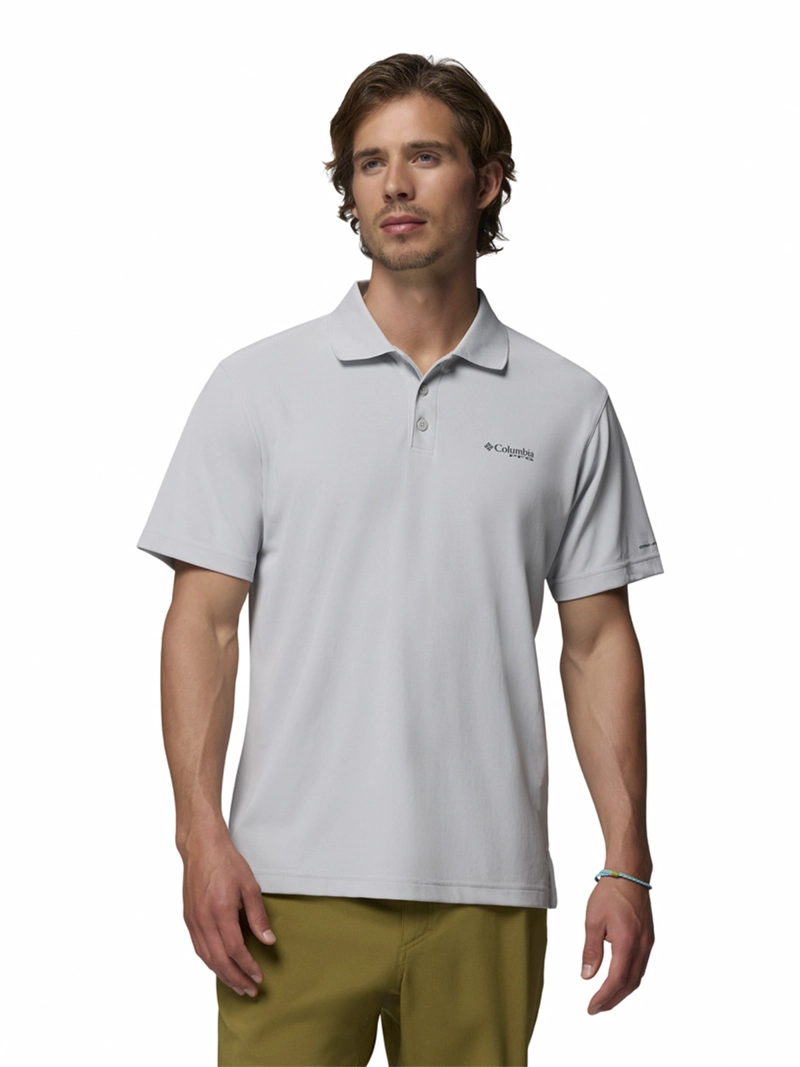 POLERA HOMBRE FREEZER POLO GRIS COLUMBIA - 1