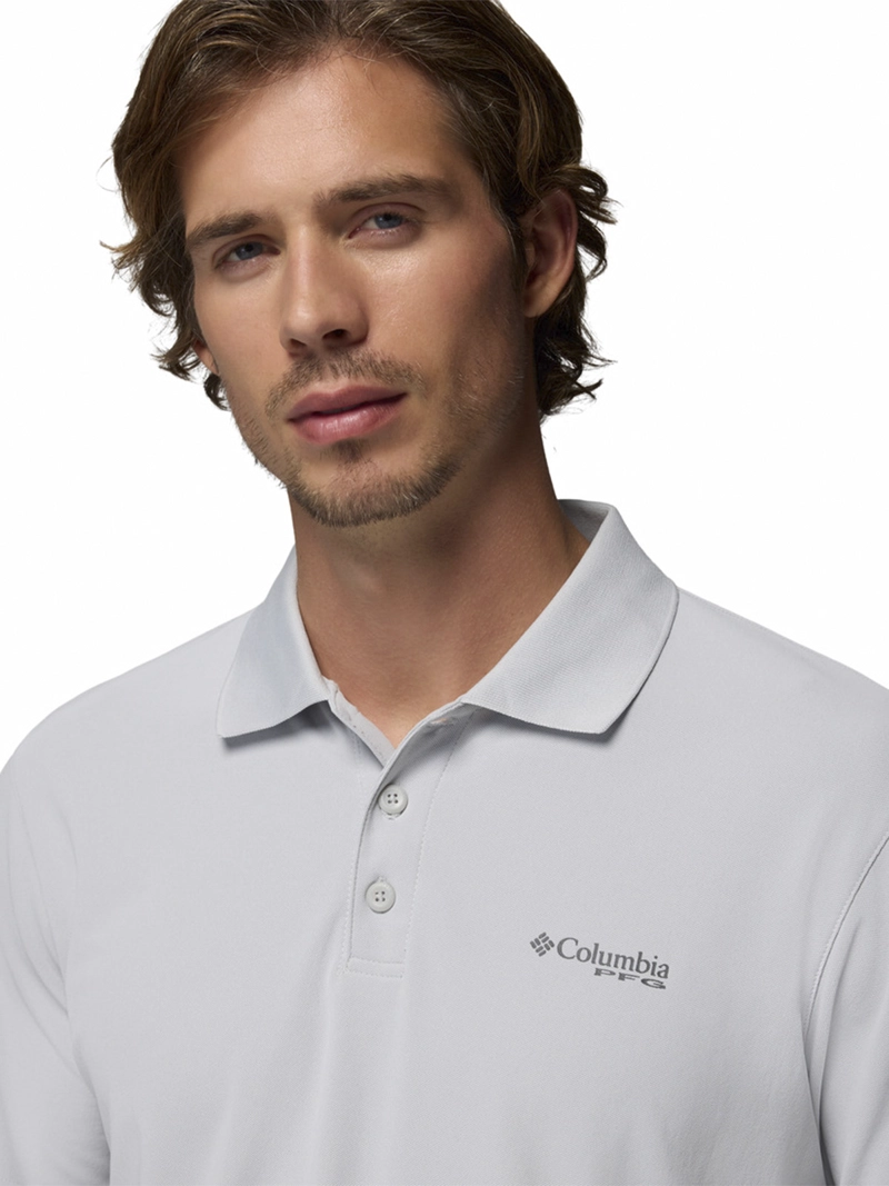 POLERA HOMBRE FREEZER POLO GRIS COLUMBIA - 4