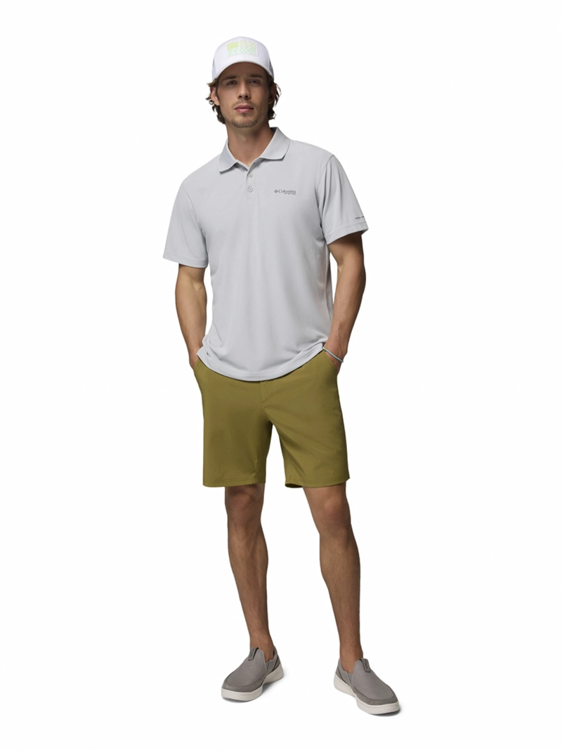 POLERA HOMBRE FREEZER POLO GRIS COLUMBIA - 7