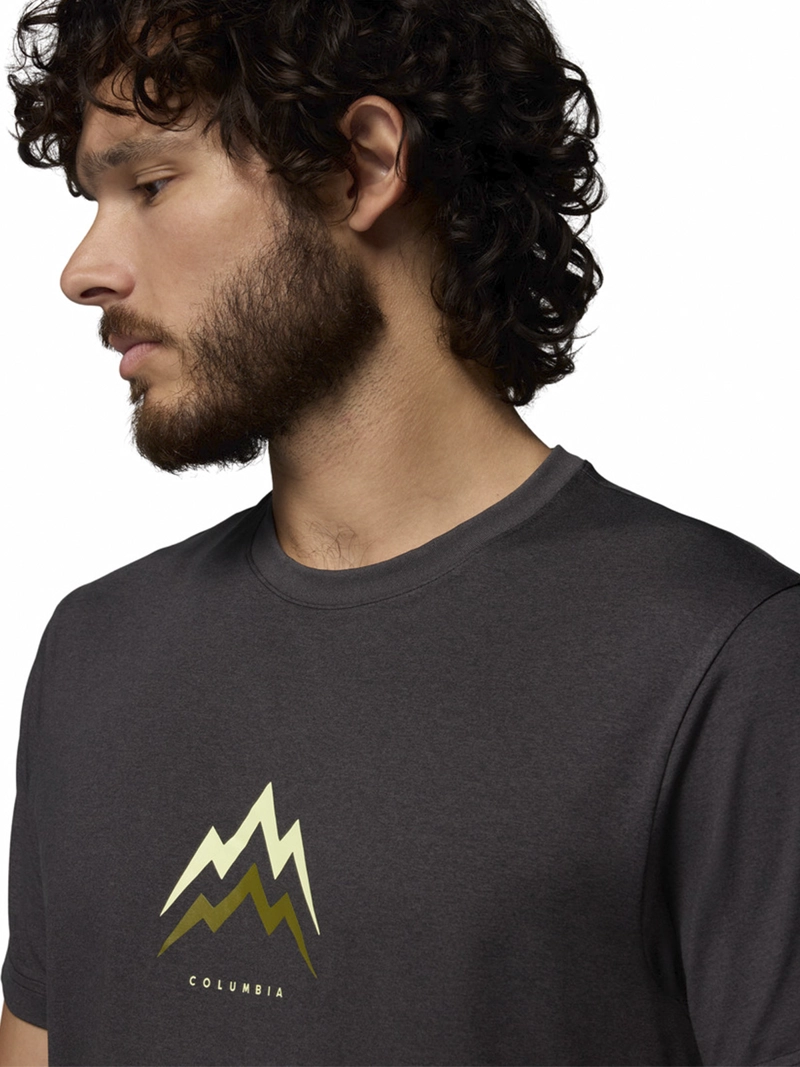 POLERA RECYCLED HOMBRE PARSONS POINT SS NEGRO COLUMBIA - 4