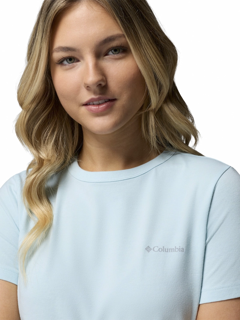 POLERA MANGA CORTA MUJER SUN TREK SS CELESTE COLUMBIA - 4