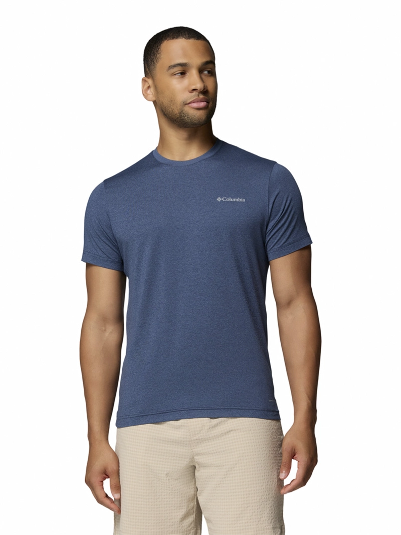 POLERA RECYCLED HOMBRE PARSONS POINT SS AZUL COLUMBIA XXL