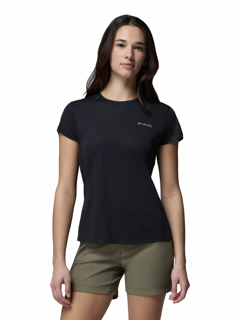 POLERA MUJER ZERO RULES LIGHT SS NEGRO COLUMBIA - 1