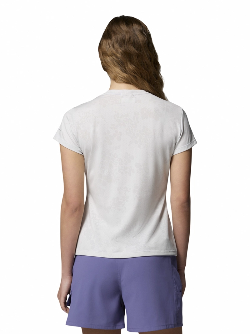 POLERA MUJER BLUEBIRD CANYON II BLANCO COLUMBIA - 5