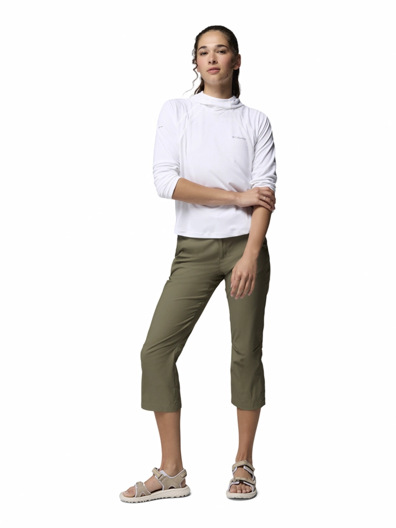 POLERA MANGA LARGA MUJER STEALTH SPRING BLANCO COLUMBIA - 7