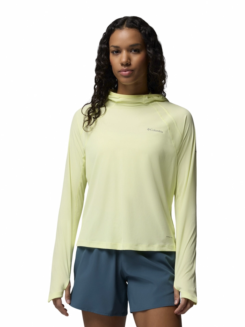 POLERA ML MUJER STEALTH SPRING AMARILLO COLUMBIA - 1