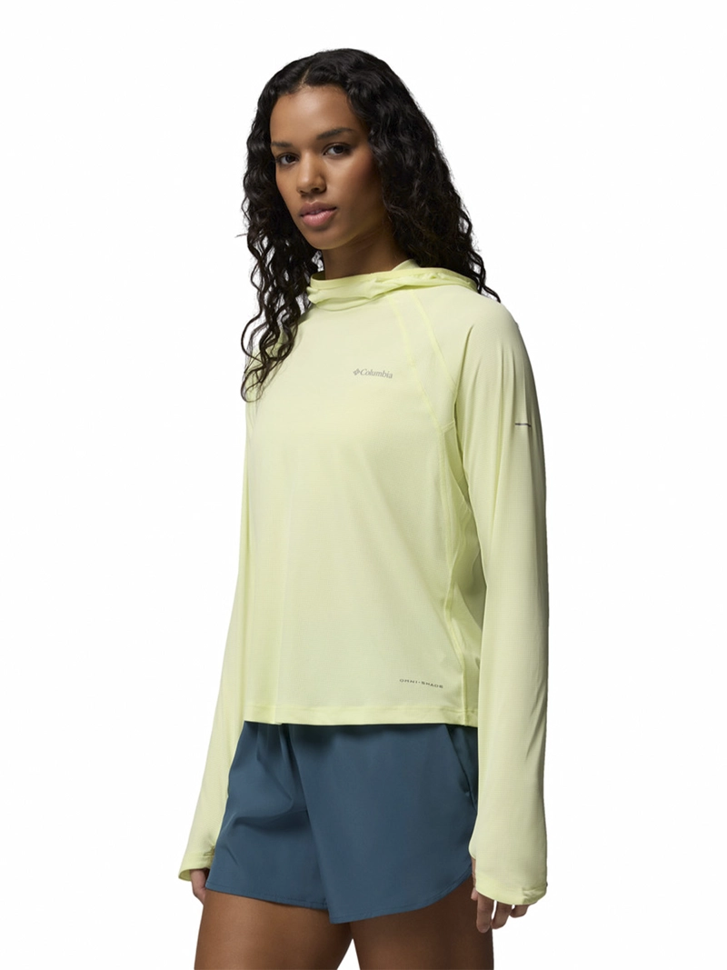 POLERA ML MUJER STEALTH SPRING AMARILLO COLUMBIA - 2