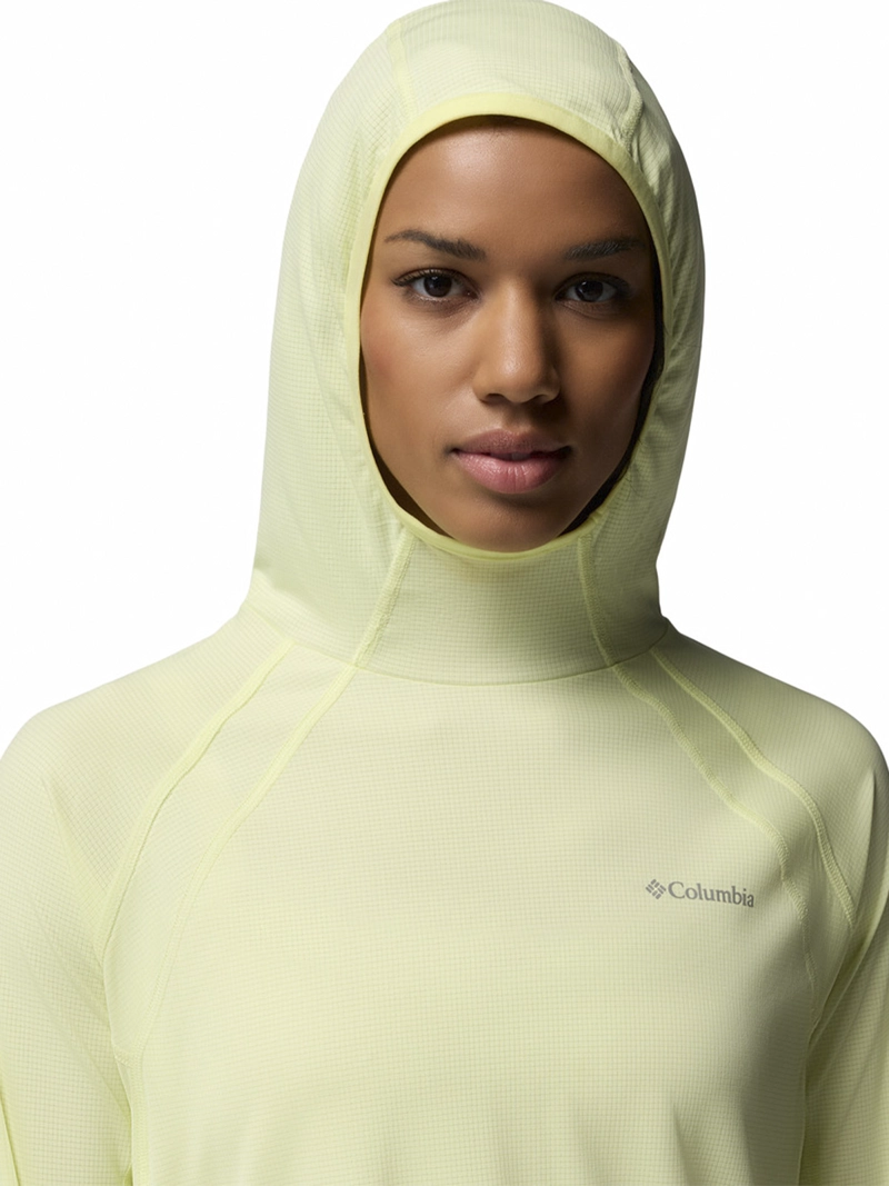 POLERA ML MUJER STEALTH SPRING AMARILLO COLUMBIA - 5