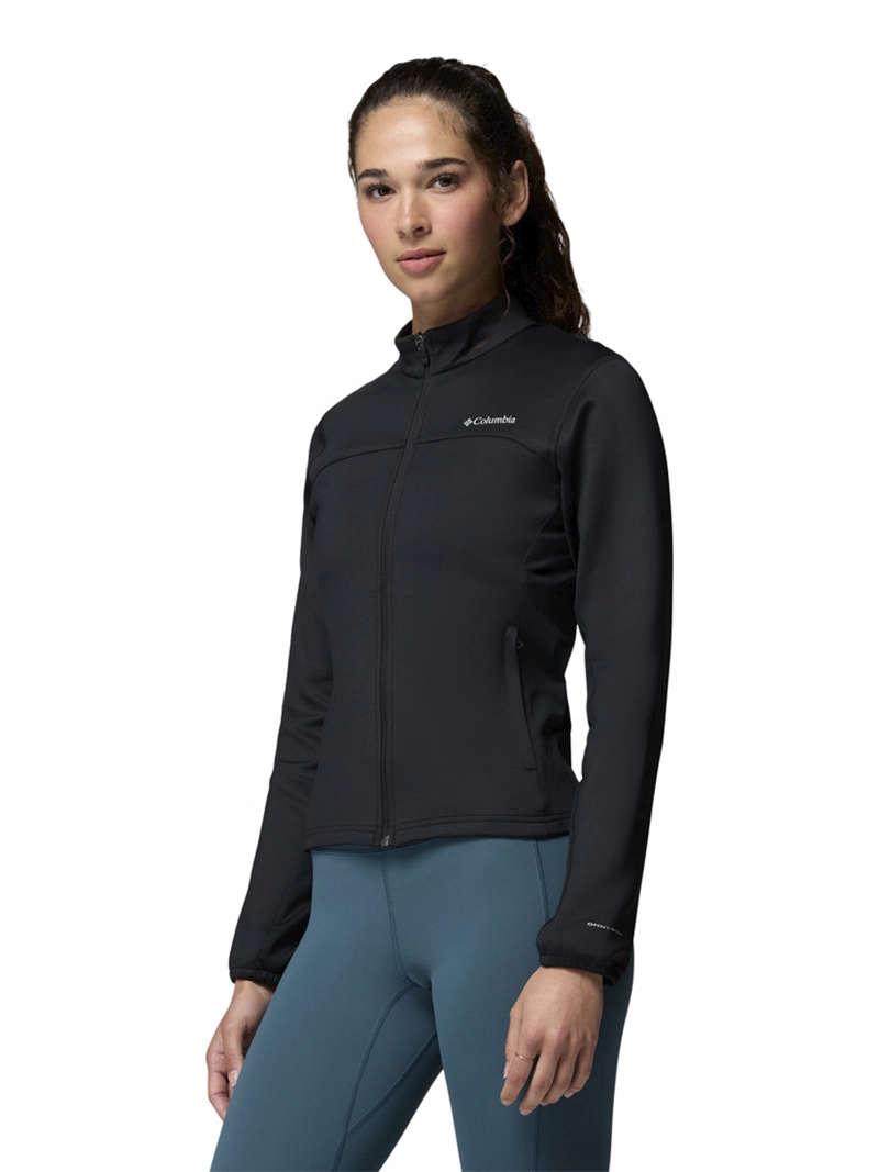 SOFTSHELL MUJER SLOAN CREST SPACER NEGRO COLUMBIA - 2