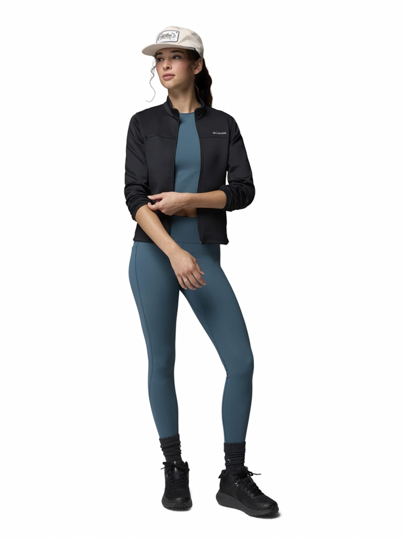 SOFTSHELL MUJER SLOAN CREST SPACER NEGRO COLUMBIA - 7