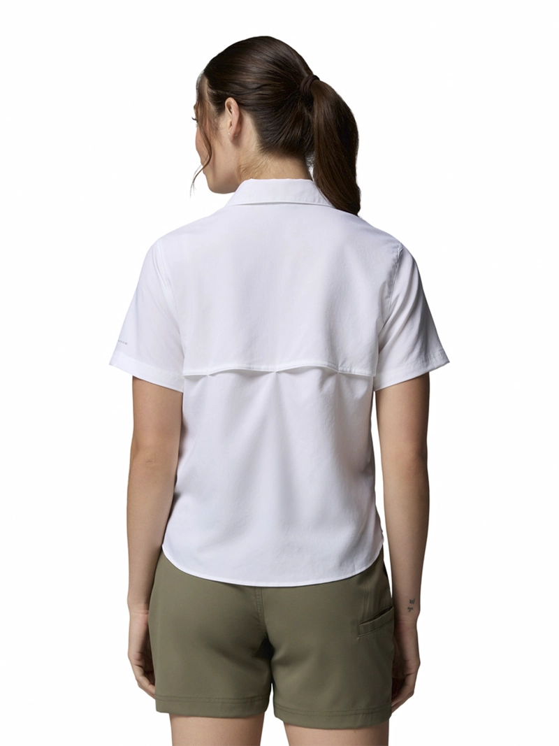 BLUSA RECYCLED MUJER SILVER RID UTILITY BLANCO COLUMBIA - 6