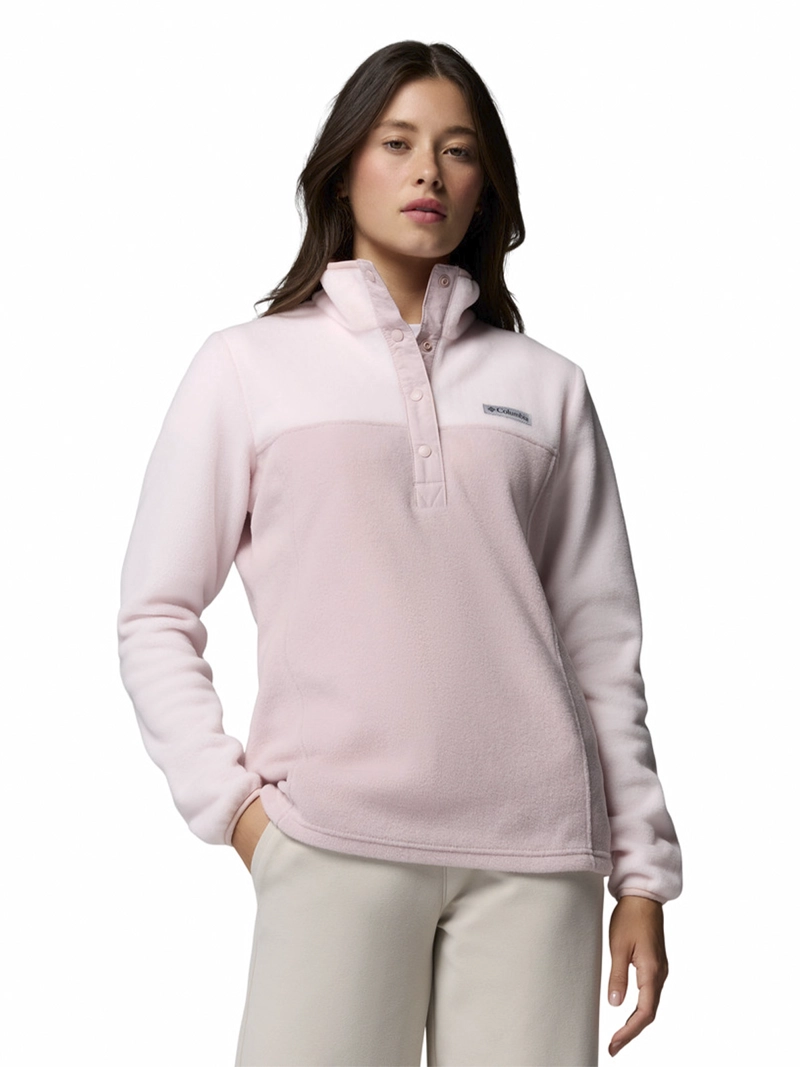 POLAR MUJER BENTON SPRINGS 1/2 ROSADO COLUMBIA - 5