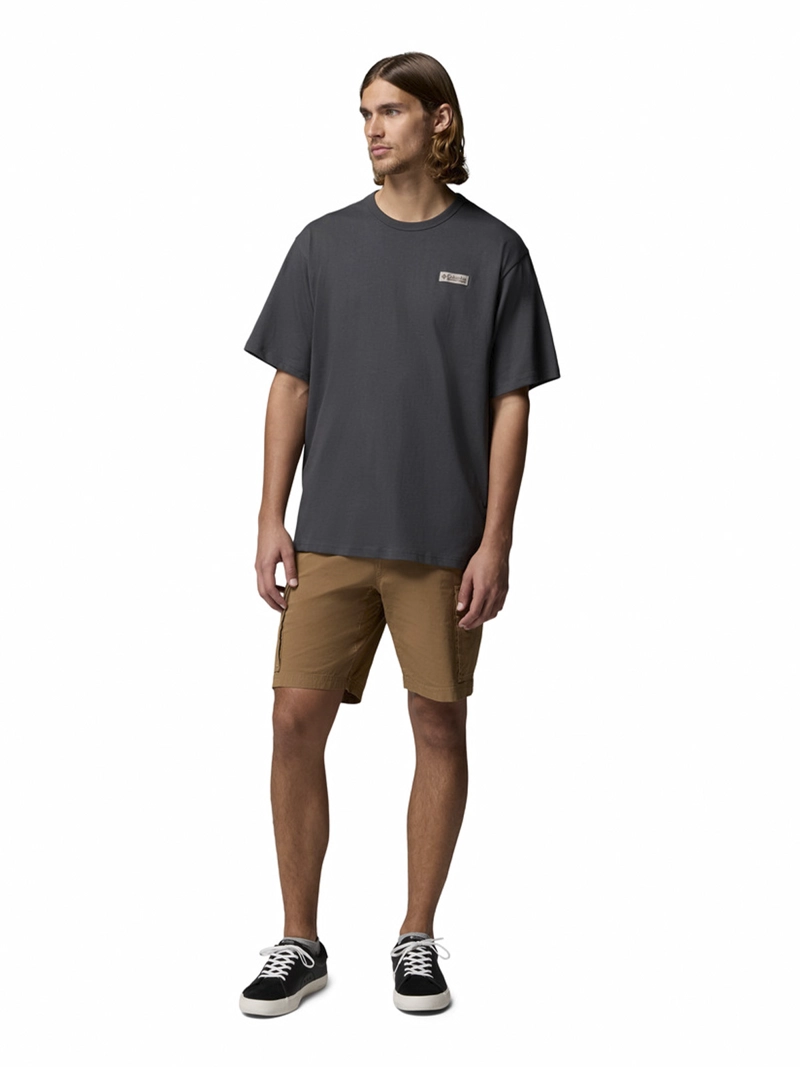 POLERA HOMBRE HEAVYWEIGHT ICONIC GRIS COLUMBIA - 1