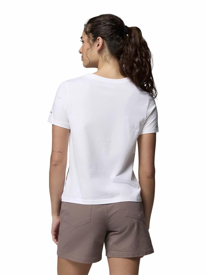 POLERA MUJER ROLLING BEND GRAPHIC BLANCO COLUMBIA - 5