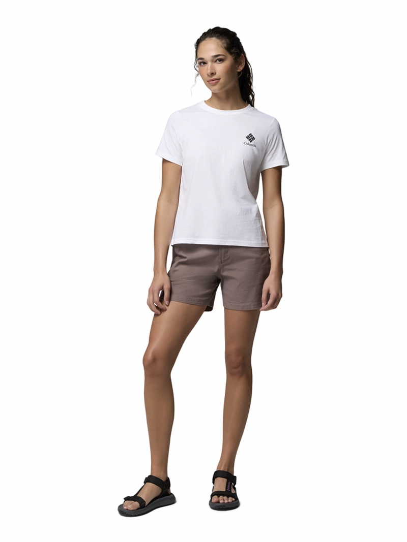 POLERA MUJER ROLLING BEND GRAPHIC BLANCO COLUMBIA - 6