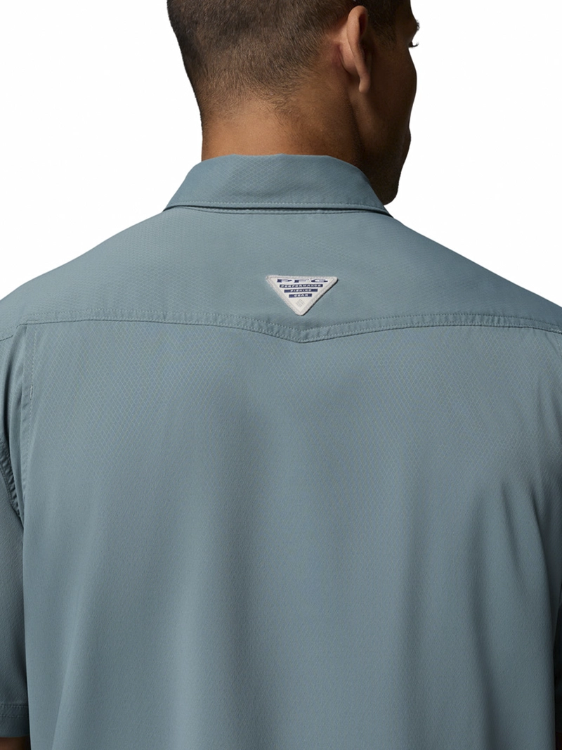 CAMISA HOMBRE SKIFF GUIDE II SHORT GRIS COLUMBIA - 5