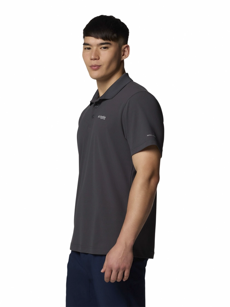 POLERA HOMBRE FREEZER POLO GRIS OSCURO COLUMBIA - 2