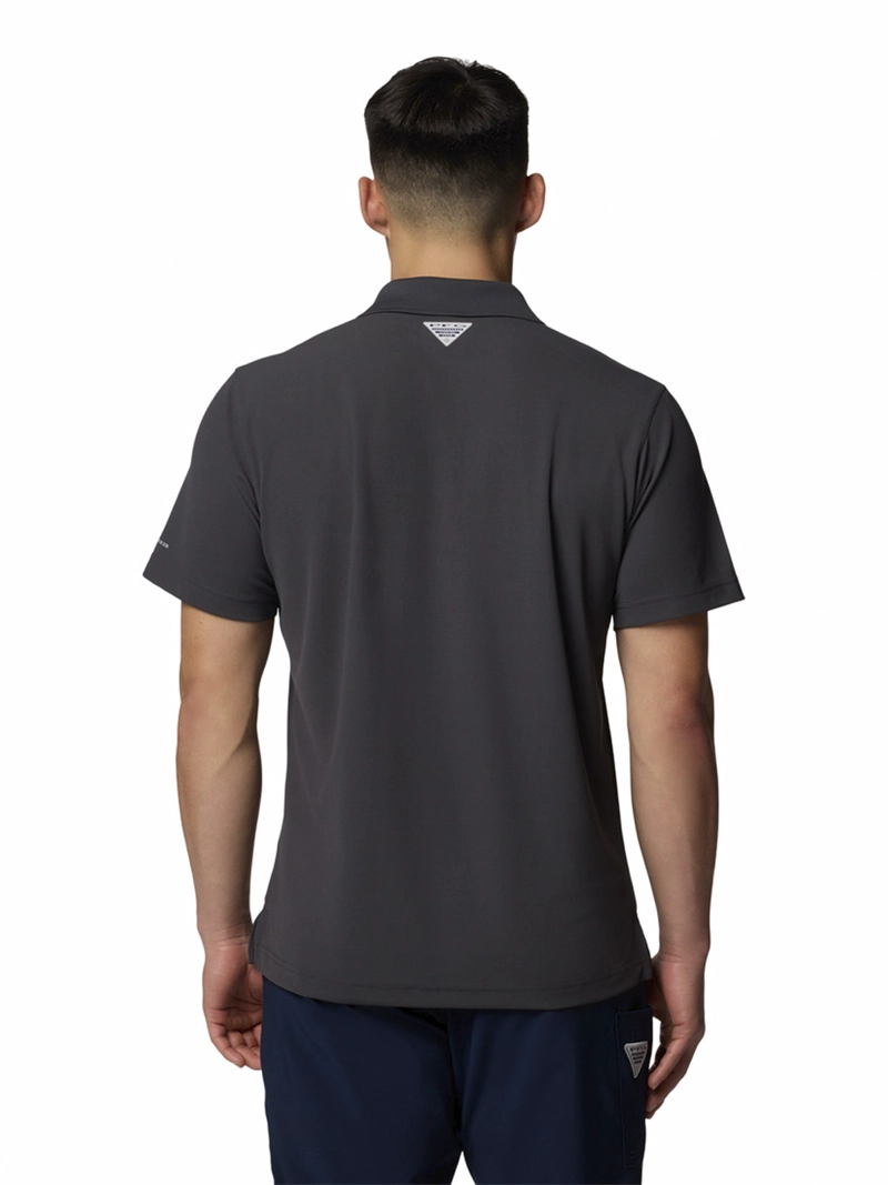 POLERA HOMBRE FREEZER POLO GRIS OSCURO COLUMBIA - 6