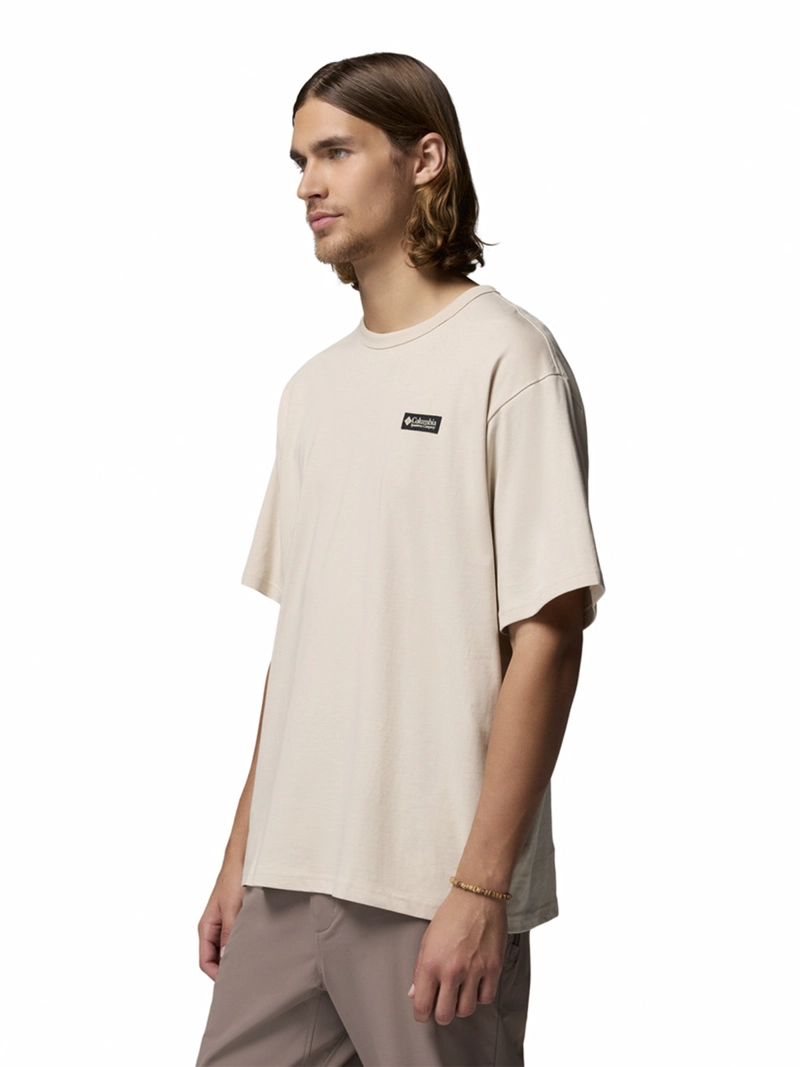 POLERA HOMBRE HEAVYWEIGHT ICONIC BEIGE COLUMBIA - 1