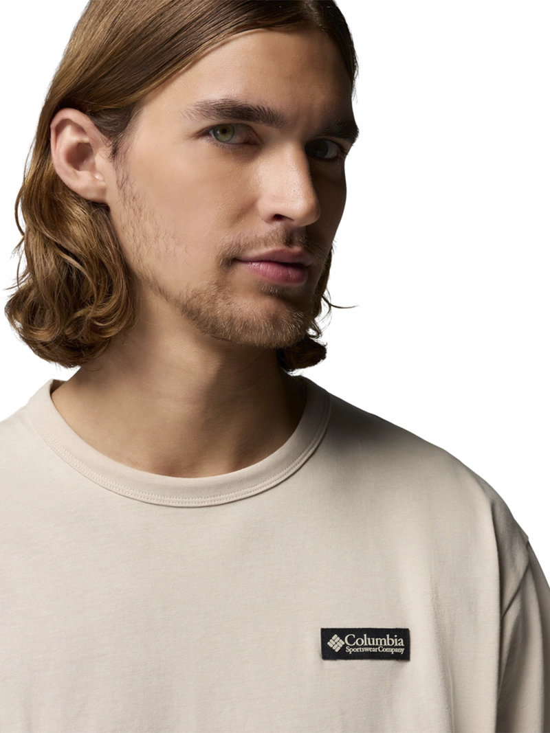 POLERA HOMBRE HEAVYWEIGHT ICONIC BEIGE COLUMBIA - 2