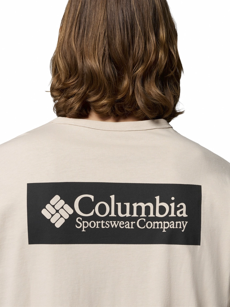 POLERA HOMBRE HEAVYWEIGHT ICONIC BEIGE COLUMBIA - 4