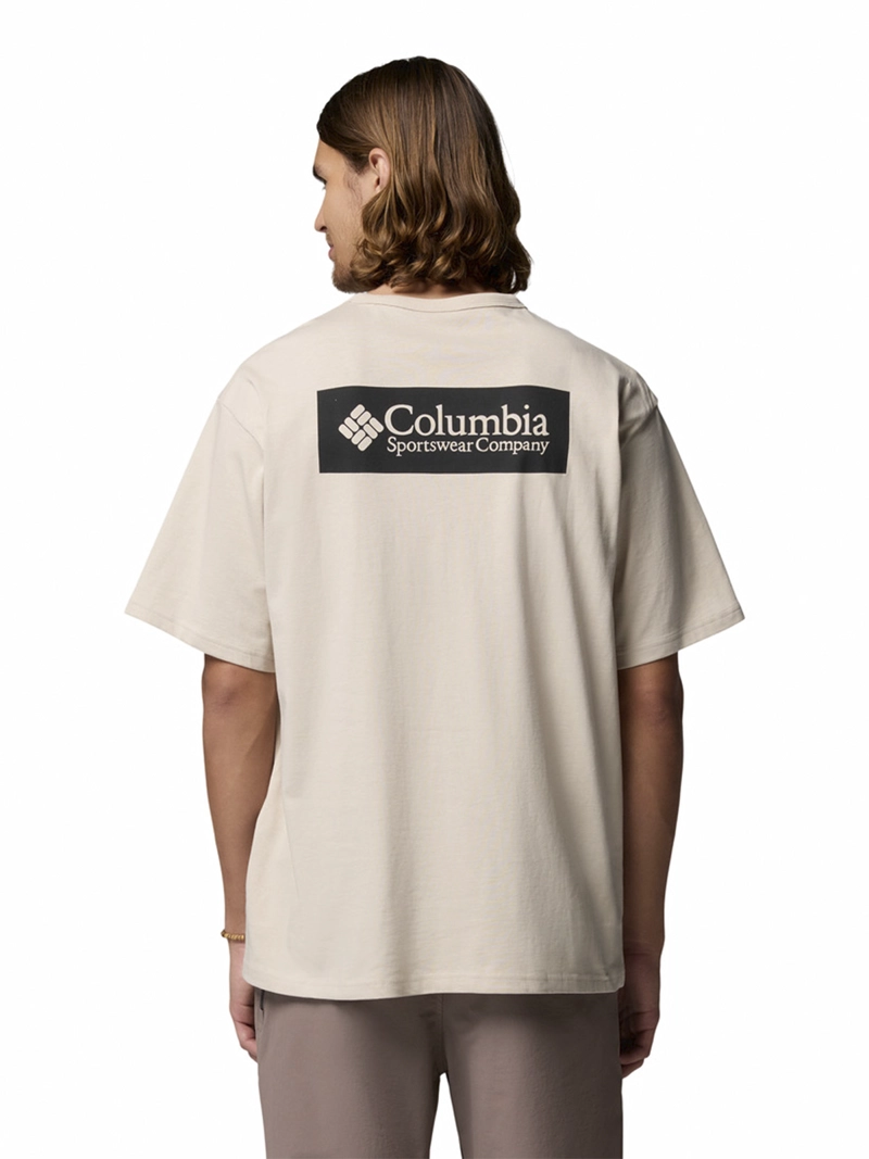 POLERA HOMBRE HEAVYWEIGHT ICONIC BEIGE COLUMBIA - 5
