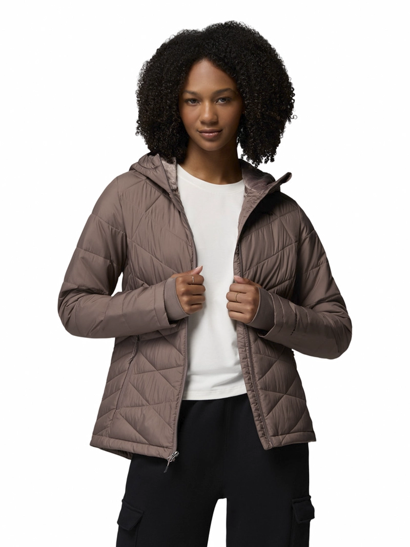 PARKA MUJER HEAVENLY HDD JACKET GRIS COLUMBIA - 4