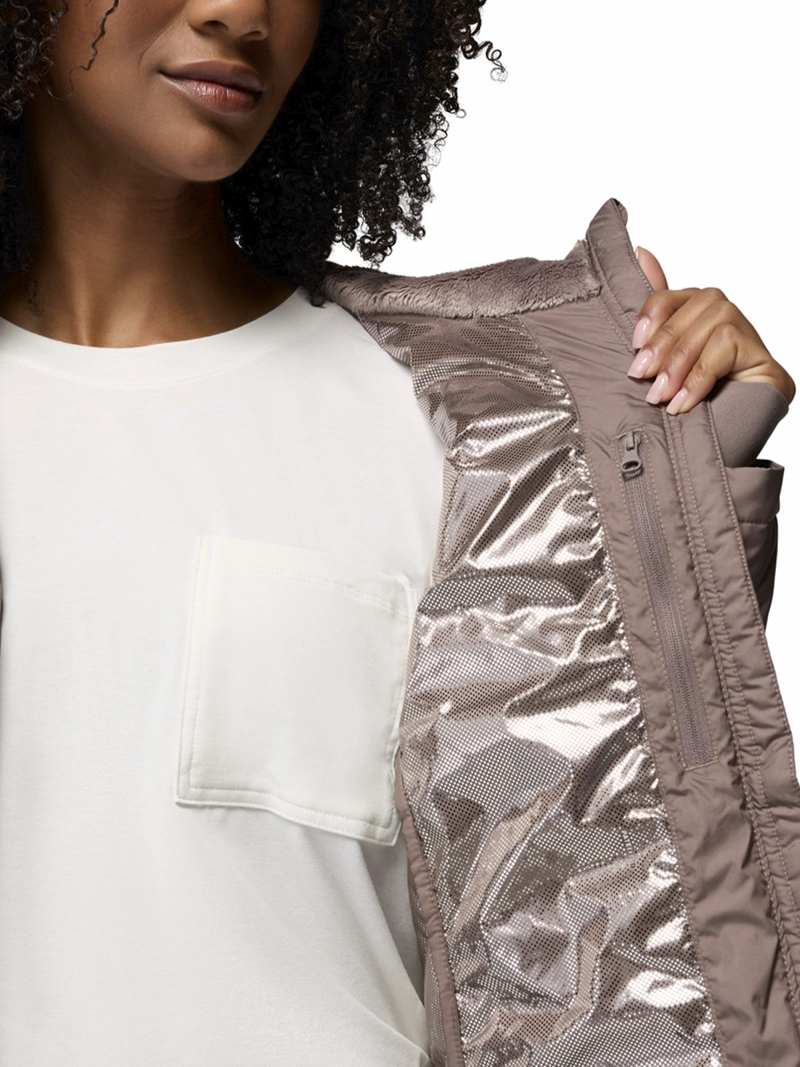 PARKA MUJER HEAVENLY HDD JACKET GRIS COLUMBIA - 5