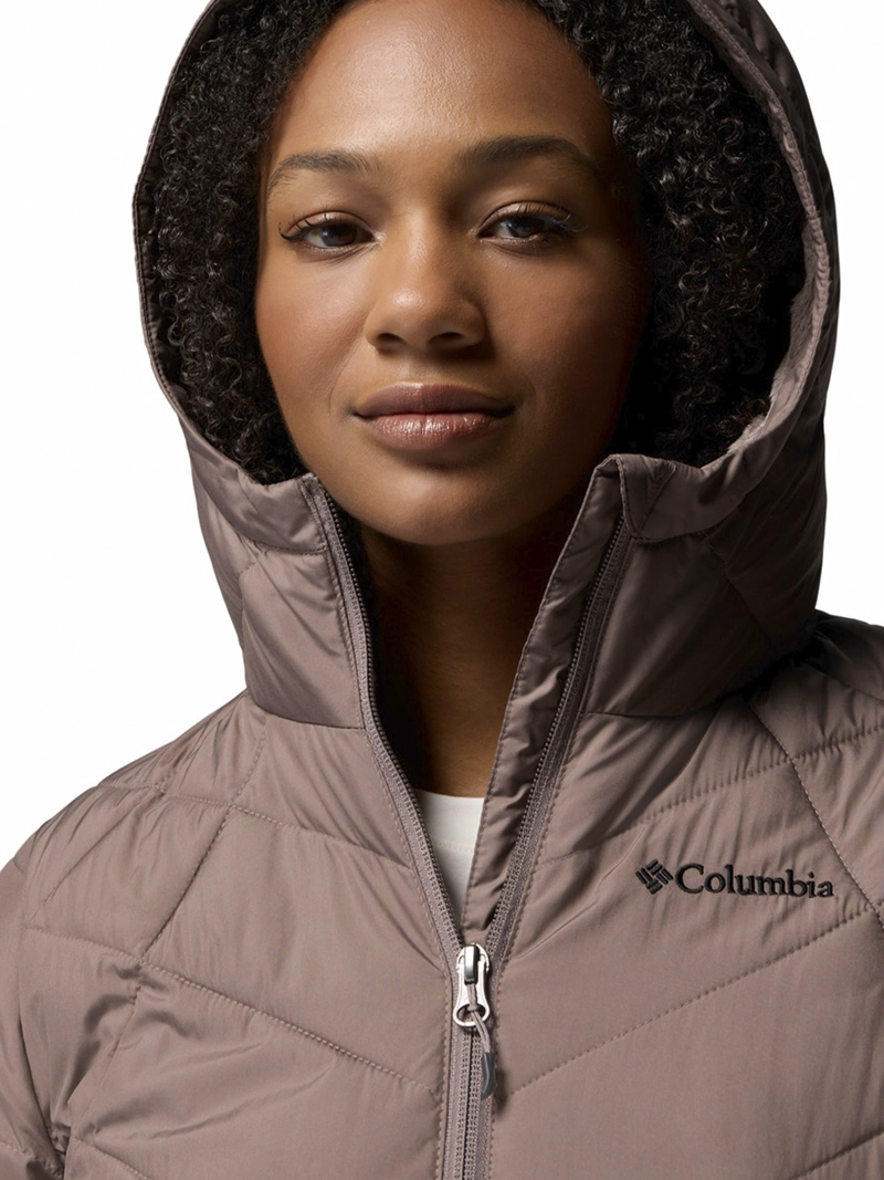 PARKA MUJER HEAVENLY HDD JACKET GRIS COLUMBIA - 6