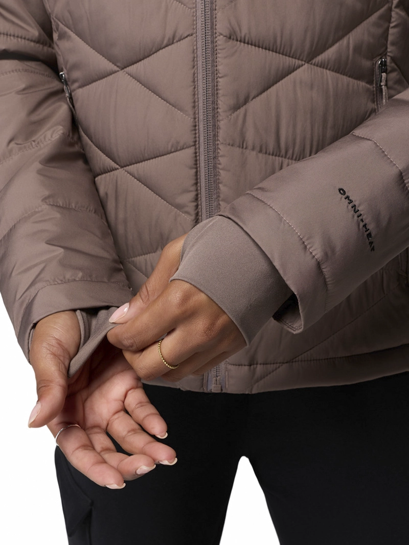 PARKA MUJER HEAVENLY HDD JACKET GRIS COLUMBIA - 7