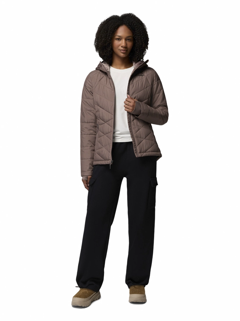 PARKA MUJER HEAVENLY HDD JACKET GRIS COLUMBIA - 9