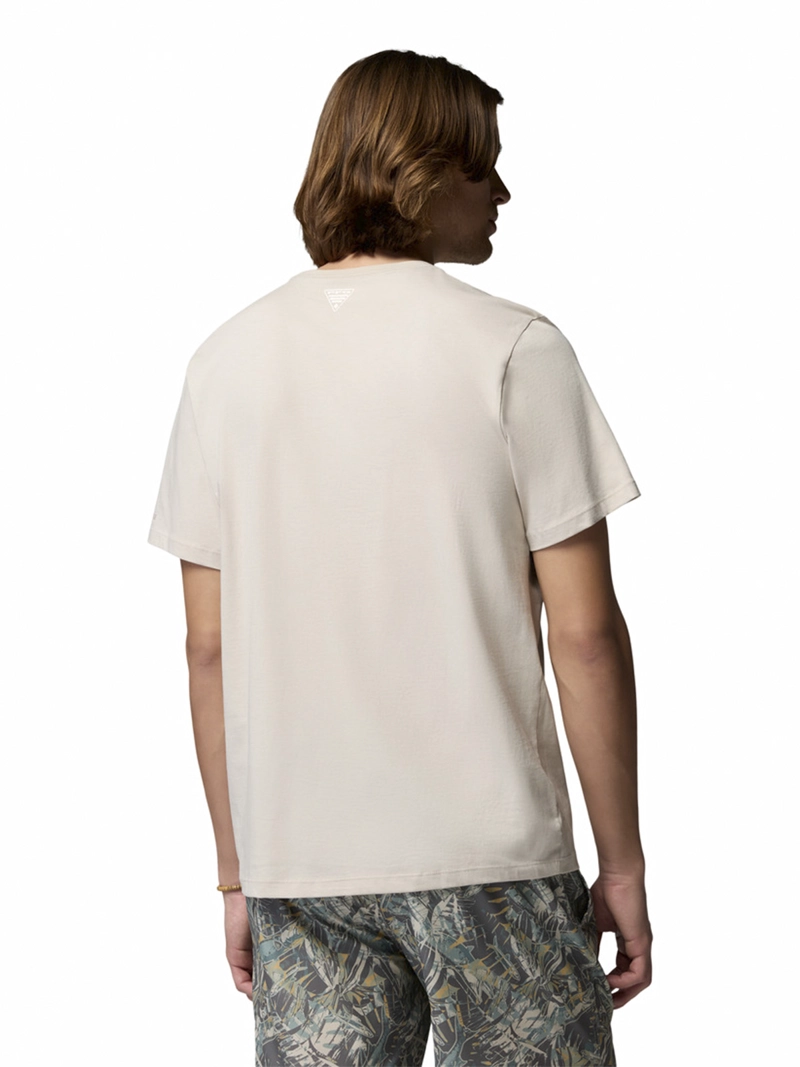 POLERA HOMBRE PFG SHIELD SS GRIS COLUMBIA - 5