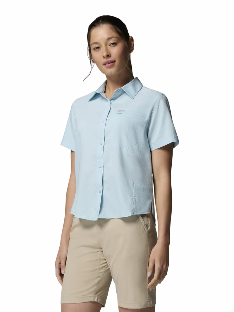 BLUSA MUJER SILVER RID UTILITY CELESTE COLUMBIA - 2