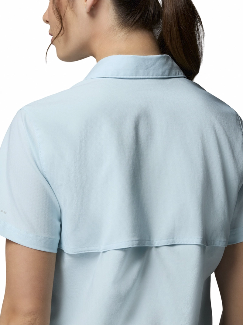 BLUSA MUJER SILVER RID UTILITY CELESTE COLUMBIA - 5