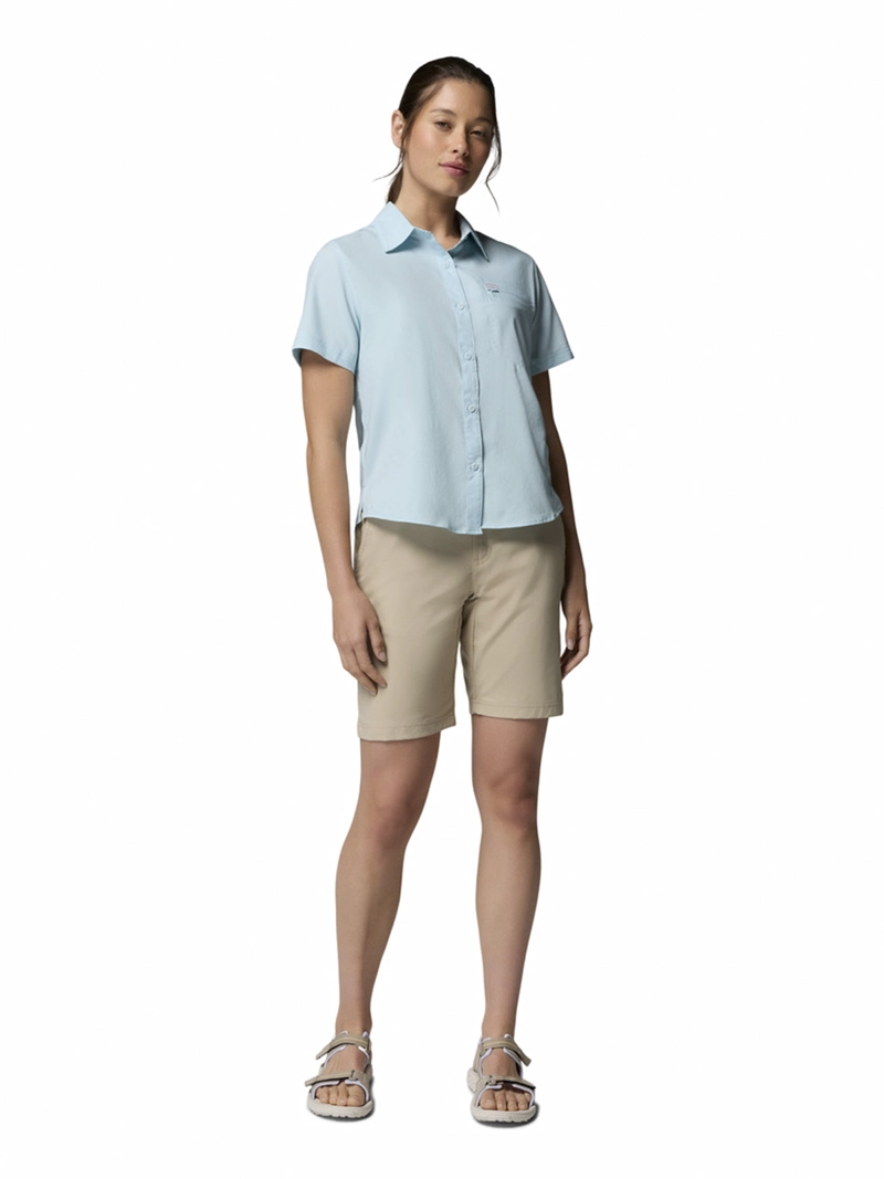 BLUSA MUJER SILVER RID UTILITY CELESTE COLUMBIA - 7