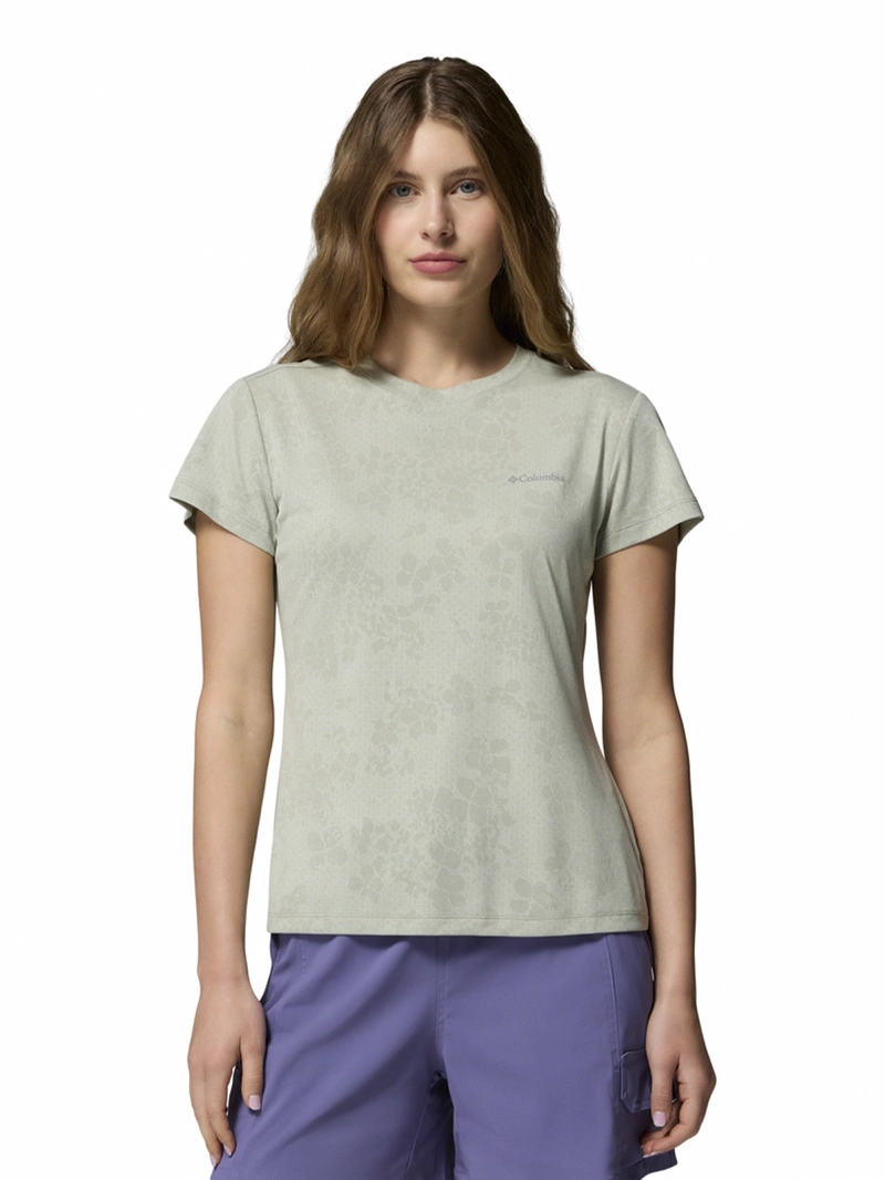 POLERA MUJER BLUEBIRD CANYON II BEIGE COLUMBIA - 1