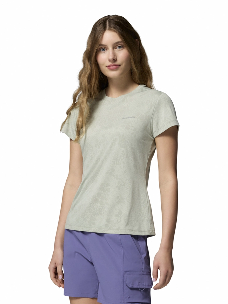 POLERA MUJER BLUEBIRD CANYON II BEIGE COLUMBIA - 2