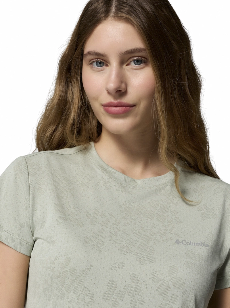 POLERA MUJER BLUEBIRD CANYON II BEIGE COLUMBIA - 4